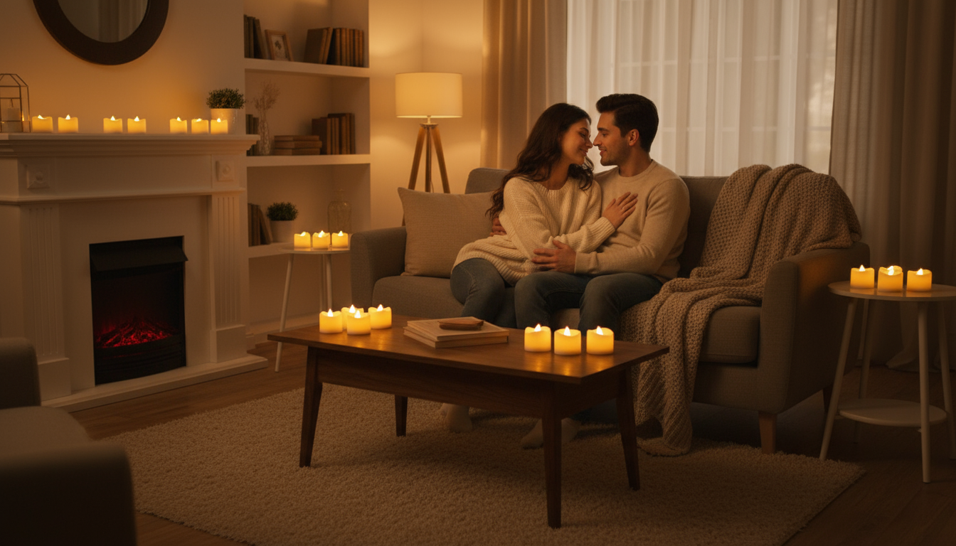 240H Flameless LED Tea Light | Flickering Battery Operated Candle