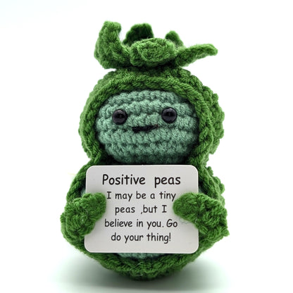 Spring Peas Pod Positive Vibes Crochet Minis