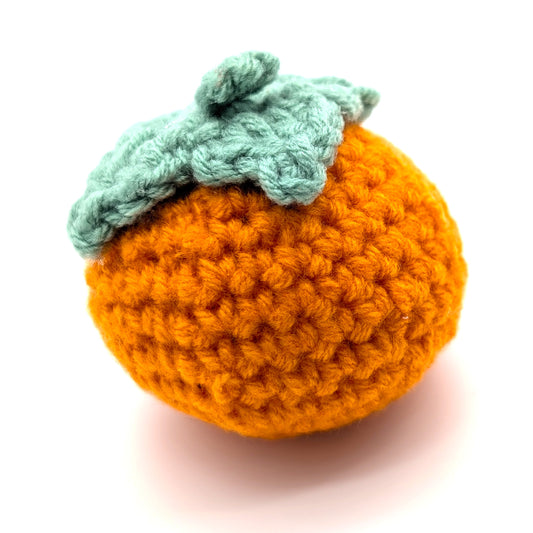 Zesty Tangerine Positive Vibes Crochet Minis