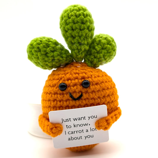 Petite Orange Charmer Positive Vibes Crochet Minis