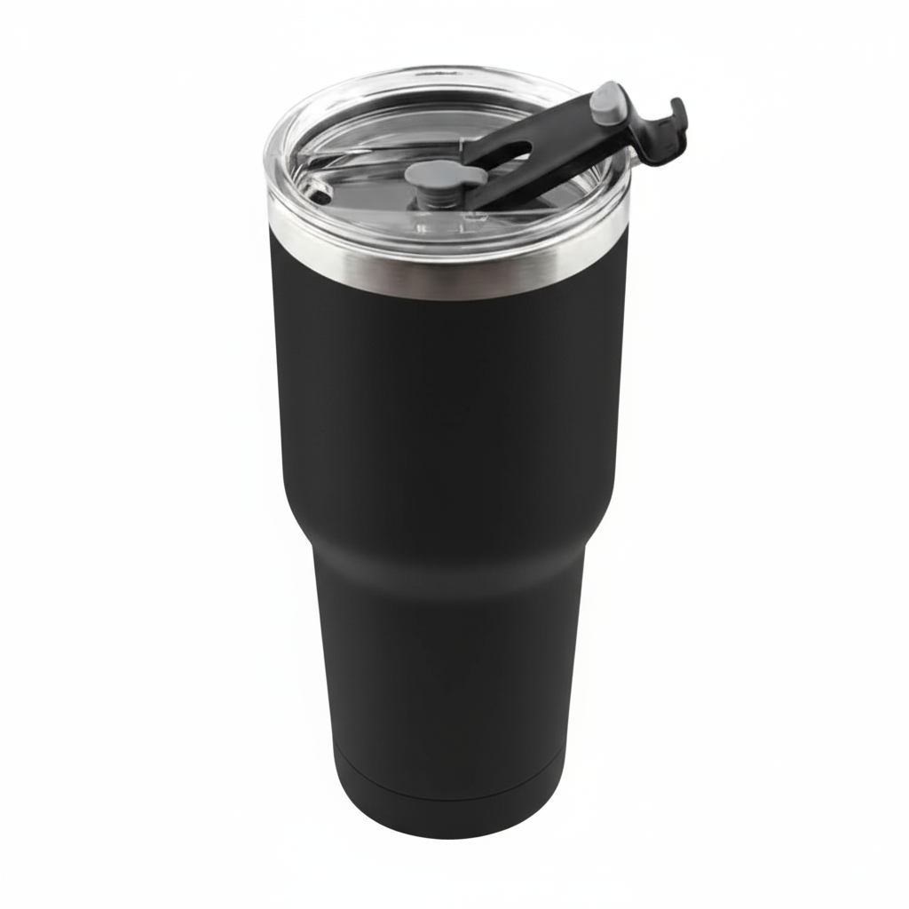 30oz Insulated Stainless Steel Tumbler | Splash-Proof Travel Mug