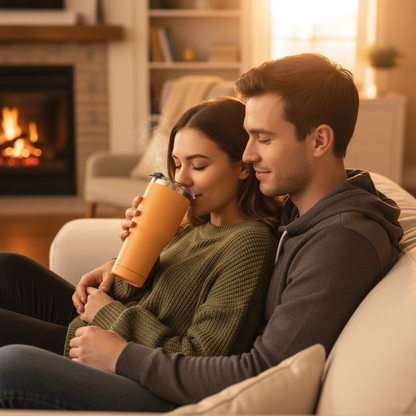 30oz Insulated Stainless Steel Tumbler | Splash-Proof Travel Mug