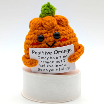 Sunkissed Orange Orb Positive Vibes Crochet Minis