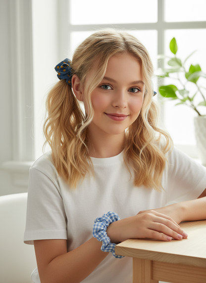 5-Pack Color Assortment Hair Elastics | Strong Non-Slip Ponytail Holders