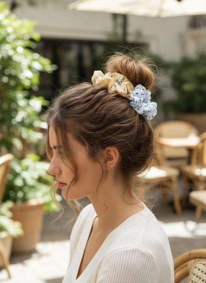 5-Pack Color Assortment Hair Elastics | Strong Non-Slip Ponytail Holders