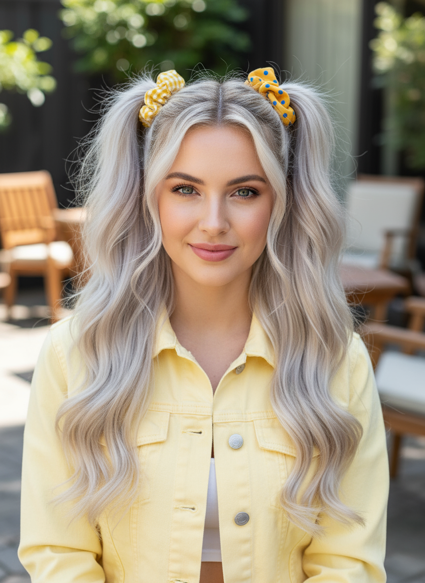 5-Pack Color Assortment Hair Elastics | Strong Non-Slip Ponytail Holders