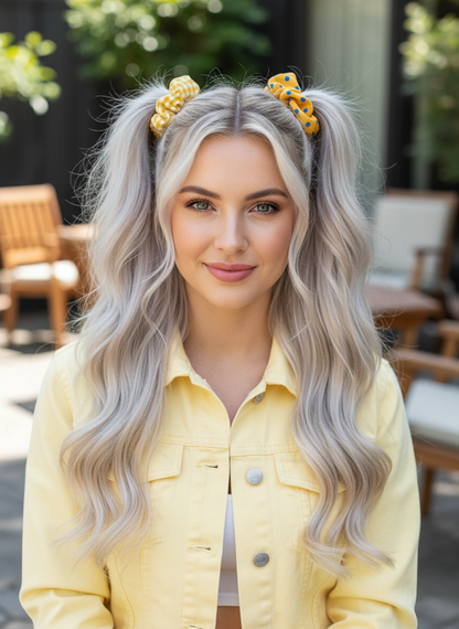 5-Pack Color Assortment Hair Elastics | Strong Non-Slip Ponytail Holders