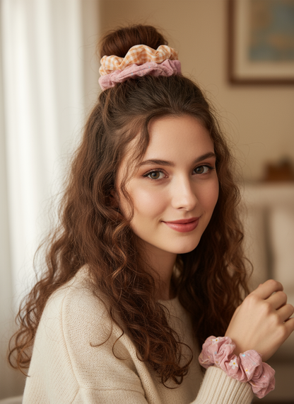 5-Pack Color Assortment Hair Elastics | Strong Non-Slip Ponytail Holders