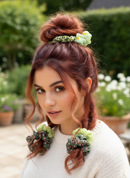 5-Pack Color Assortment Hair Elastics | Strong Non-Slip Ponytail Holders