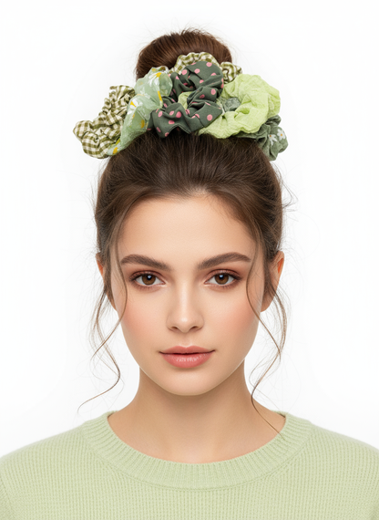 5-Pack Color Assortment Hair Elastics | Strong Non-Slip Ponytail Holders