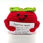 Succulent Red Apple Positive Vibes Crochet Minis
