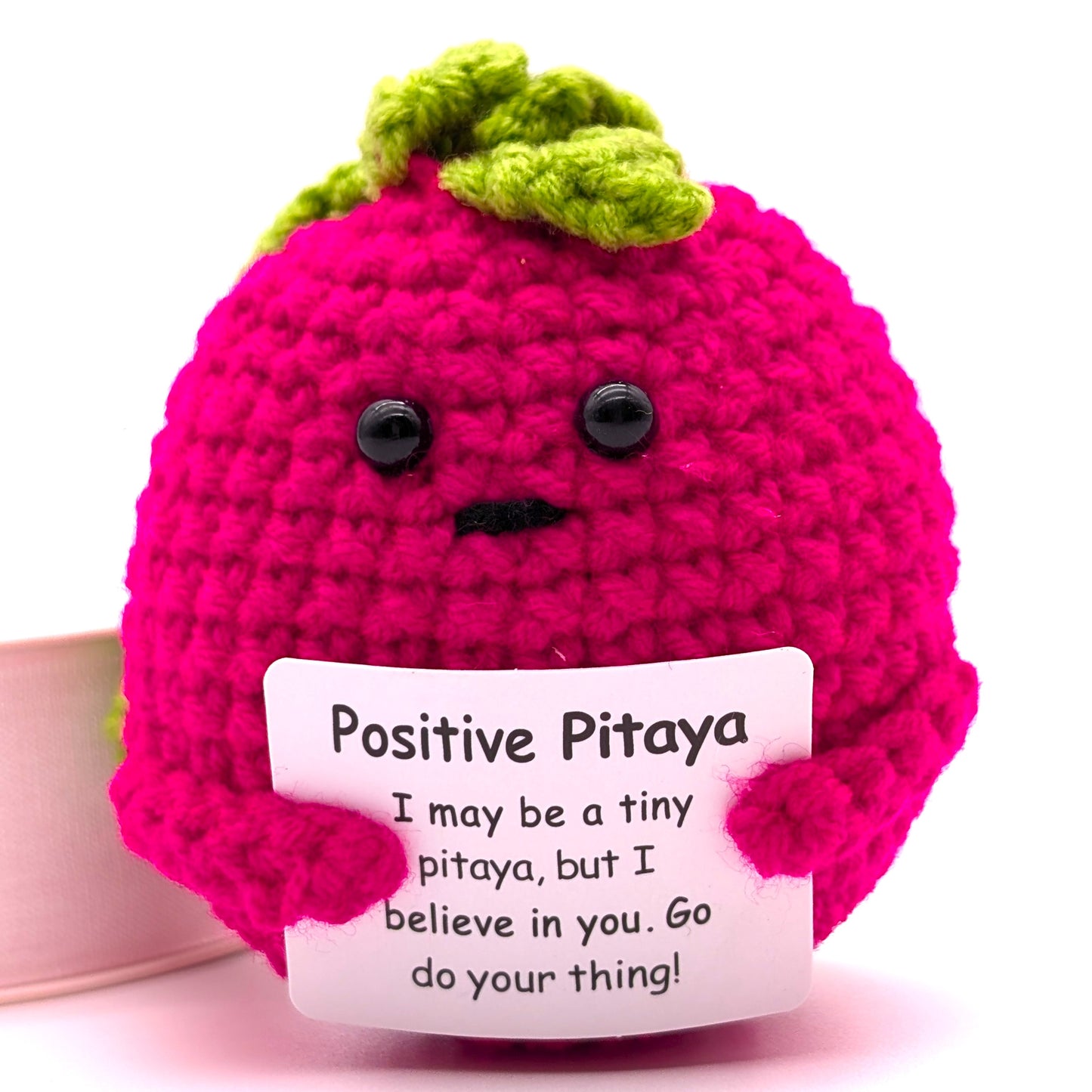 Fuchsia Flame Pitaya Positive Vibes Crochet Minis