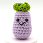 Tsakoniki Eggplant Positive Vibes Crochet Minis