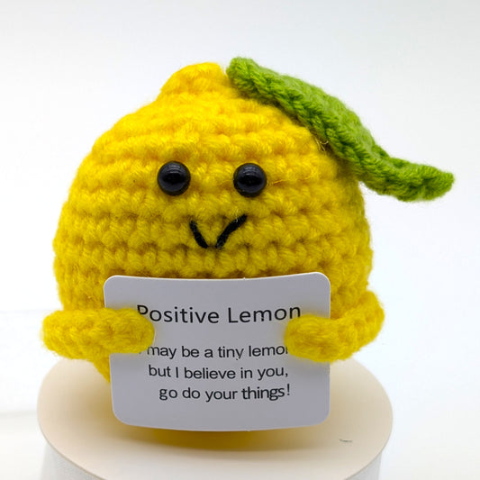 Puckery Lemon Positive Vibes Crochet Minis