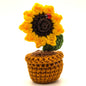 Desktop Happiness Planter Positive Vibes Crochet Minis