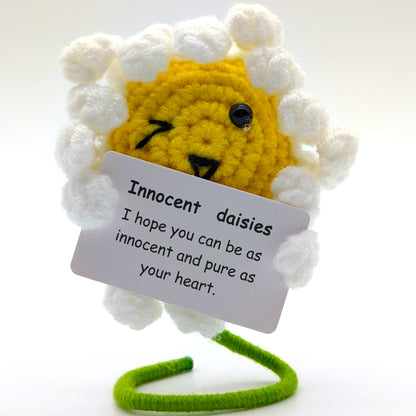 Innocent Daisies Positive Vibes Crochet Minis