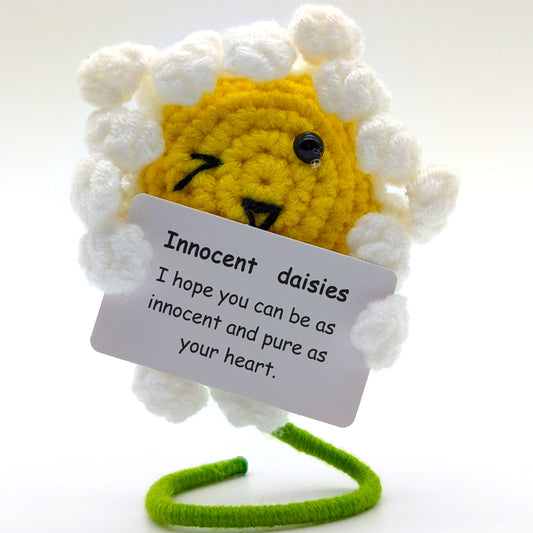 Innocent Daisies Positive Vibes Crochet Minis