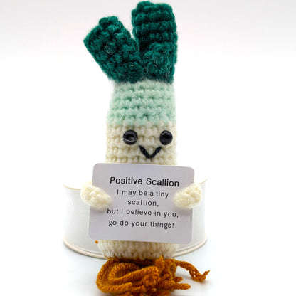 Tangy Scallion Positive Vibes Crochet Minis