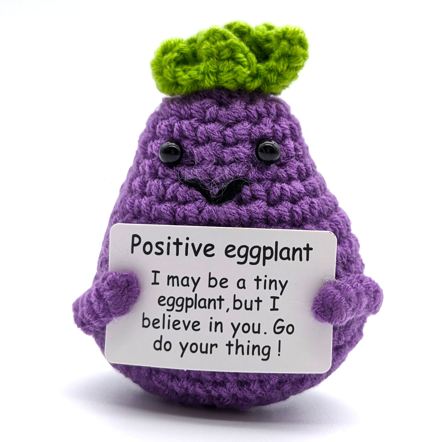 Garden Royalty Eggplant Positive Vibes Crochet Minis