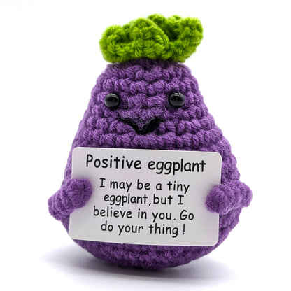 Garden Royalty Eggplant Positive Vibes Crochet Minis
