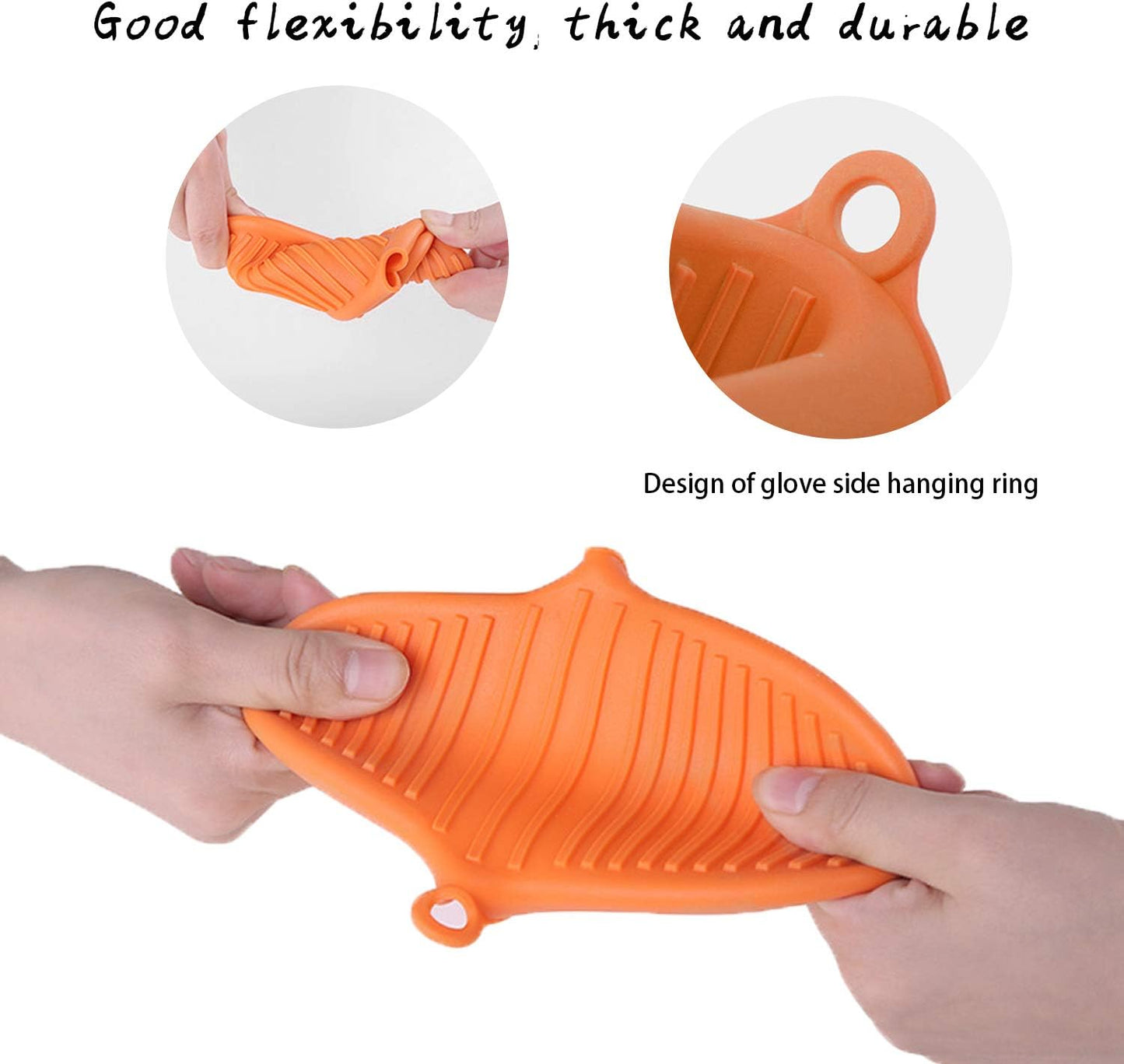 🔥🧤 Pairs Silicone Pinch Grips & Pot Holders | Mini Heat-Resistant Oven Mitts for Kitchen