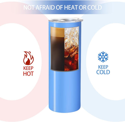 20oz Travel Mug 🥤 Steel Vacuum Double Wall Mug Proof Lids Straw and Cleaning brush