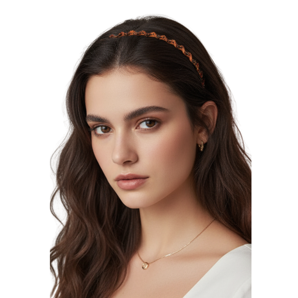 4-Pack Non-Slip Headbands with Teeth | Plastic Hairbands for Women