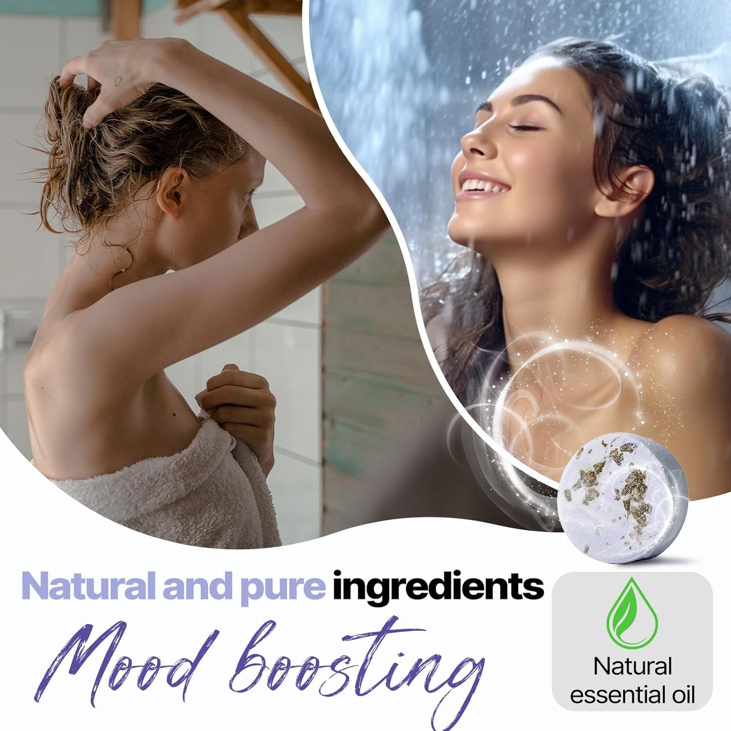 Shower Steamers Aromatherapy Natural Essential Oils Relaxation Home SPA