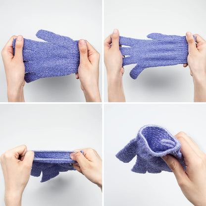 🧤SPA Exfoliation: Gentle & Effective Scrub Gloves for Face and Body 2pc