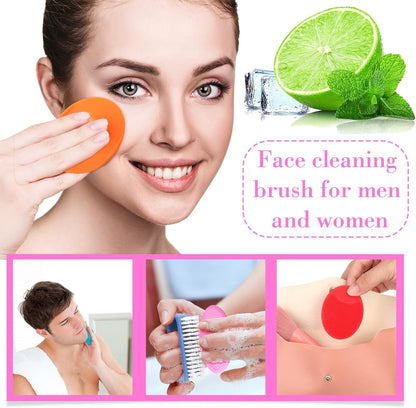 Soft Silicone Face Scrubber | Deep Cleansing & Blackhead Remover Brush