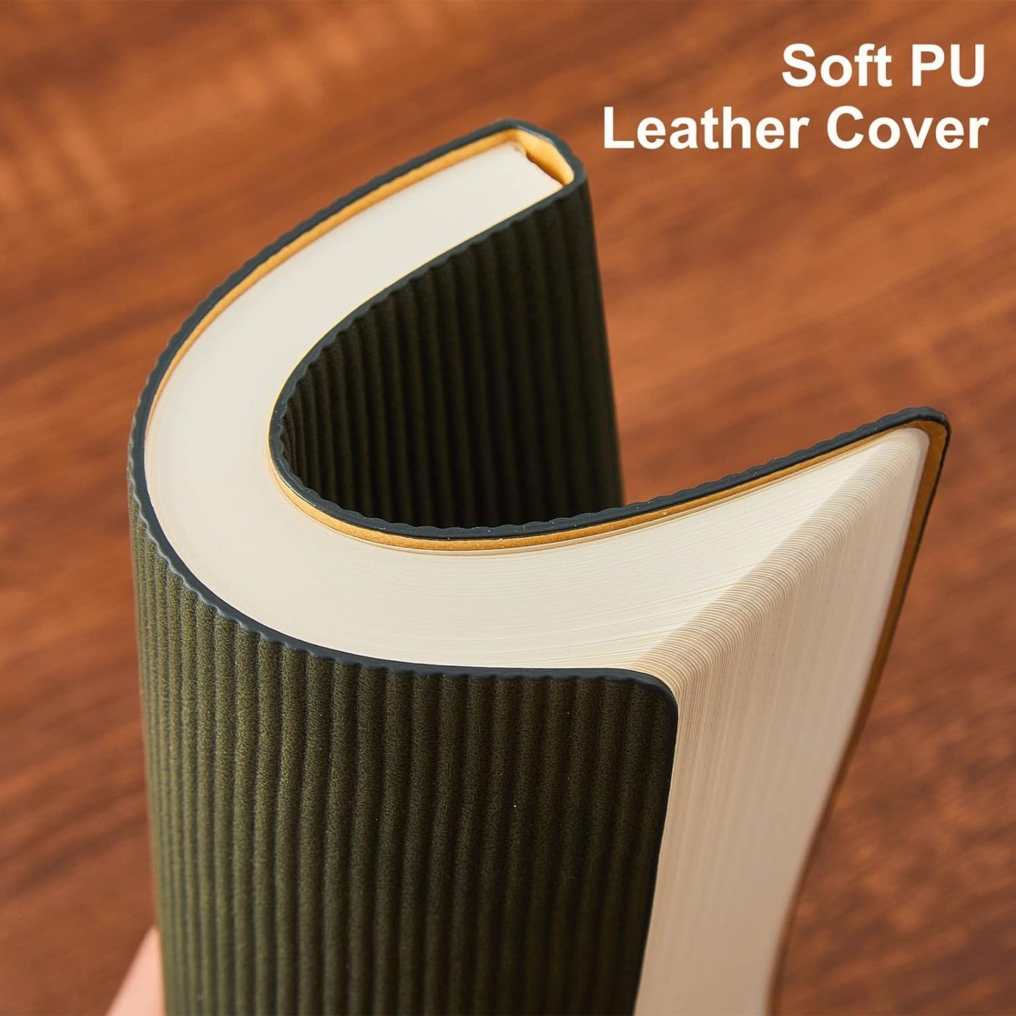 Luxurious A5 Journal | Ribbed velvet-touch | Bookmark, Back pocket | 6 beautiful colors! 💖