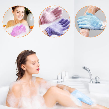 🧤SPA Exfoliation: Gentle & Effective Scrub Gloves for Face and Body 2pc