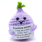 Tangy Purple Onion Positive Vibes Crochet Minis