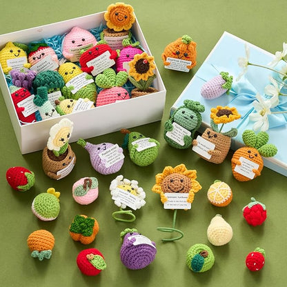 Tangy Scallion Positive Vibes Crochet Minis