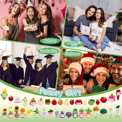 Tangy Scallion Positive Vibes Crochet Minis