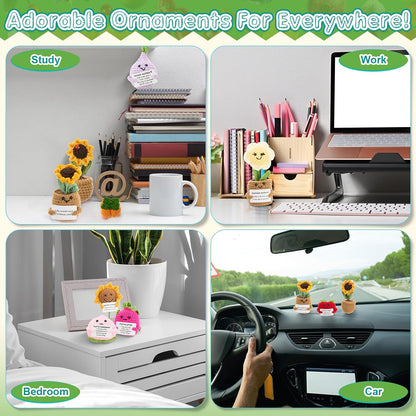 Tangy Scallion Positive Vibes Crochet Minis