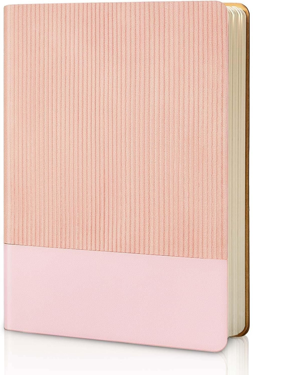 Luxurious A5 Journal | Ribbed velvet-touch | Bookmark, Back pocket | 6 beautiful colors! 💖