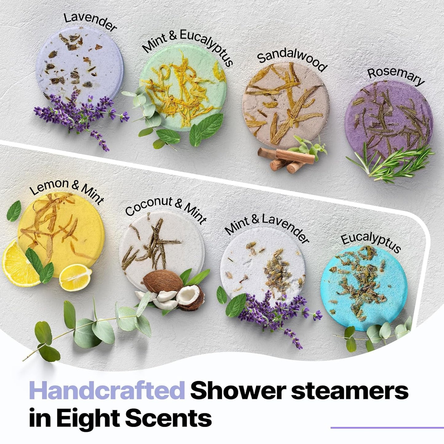 Shower Steamers Aromatherapy Natural Essential Oils Relaxation Home SPA