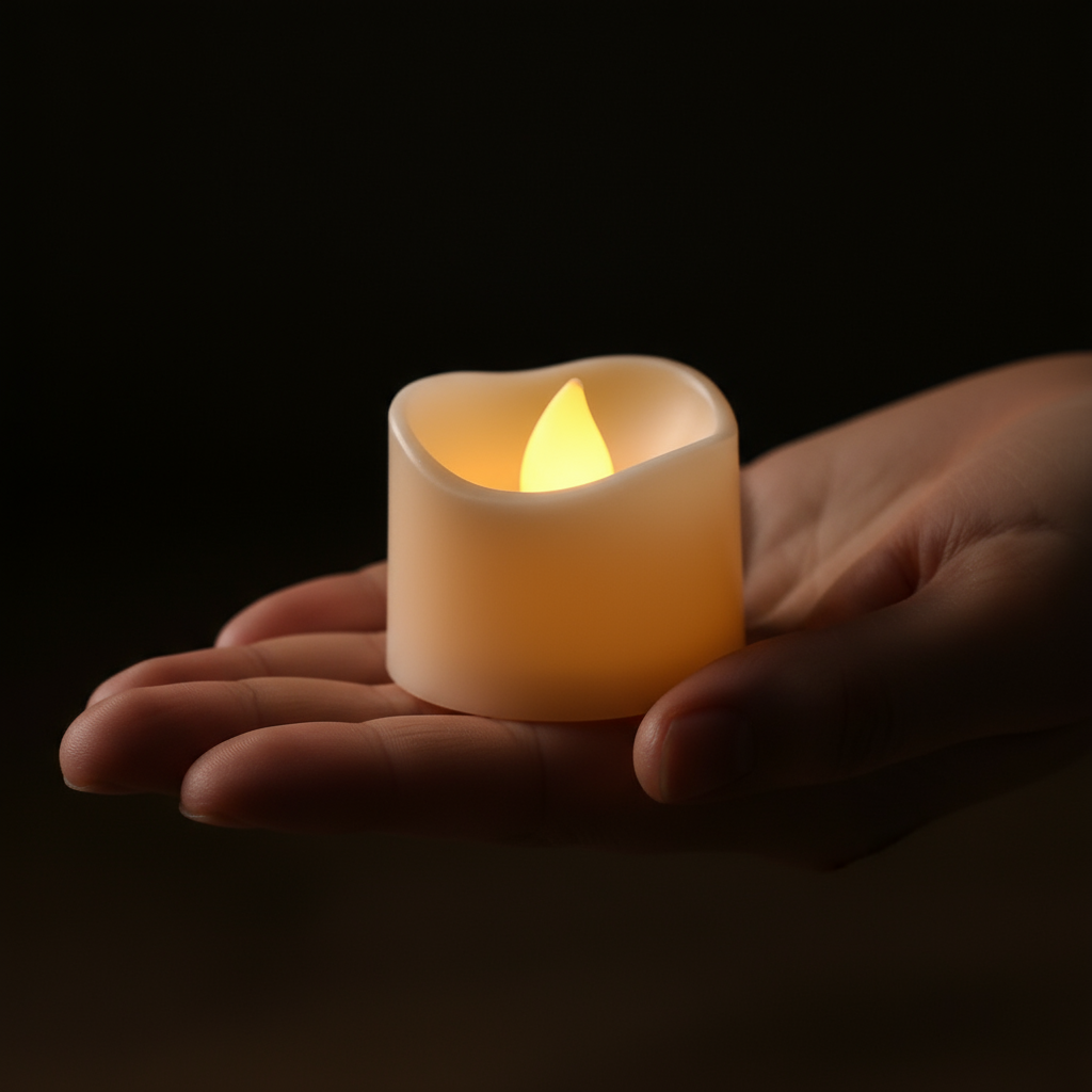 240H Flameless LED Tea Light | Flickering Battery Operated Candle