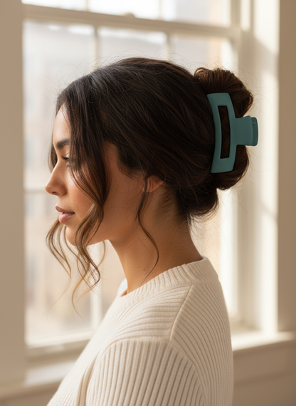 Matte Finish Claw Clips (3.35") | Non-Slip Medium Hair Clips - 14 Colors