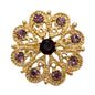 Amethyst Filigree Pin