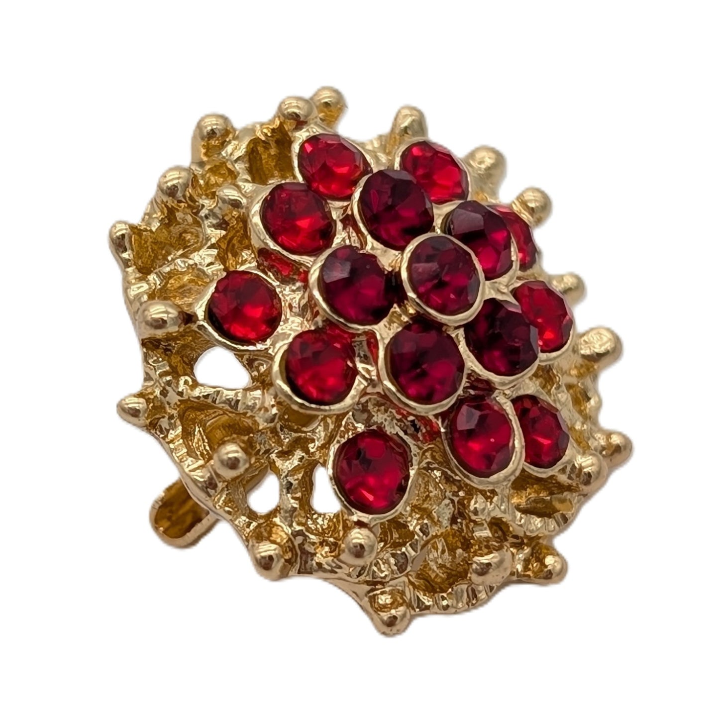 Ruby Pompom Pin