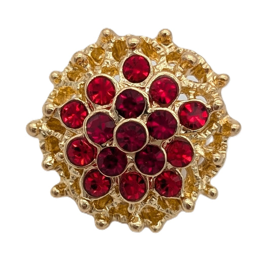 Ruby Pompom Pin