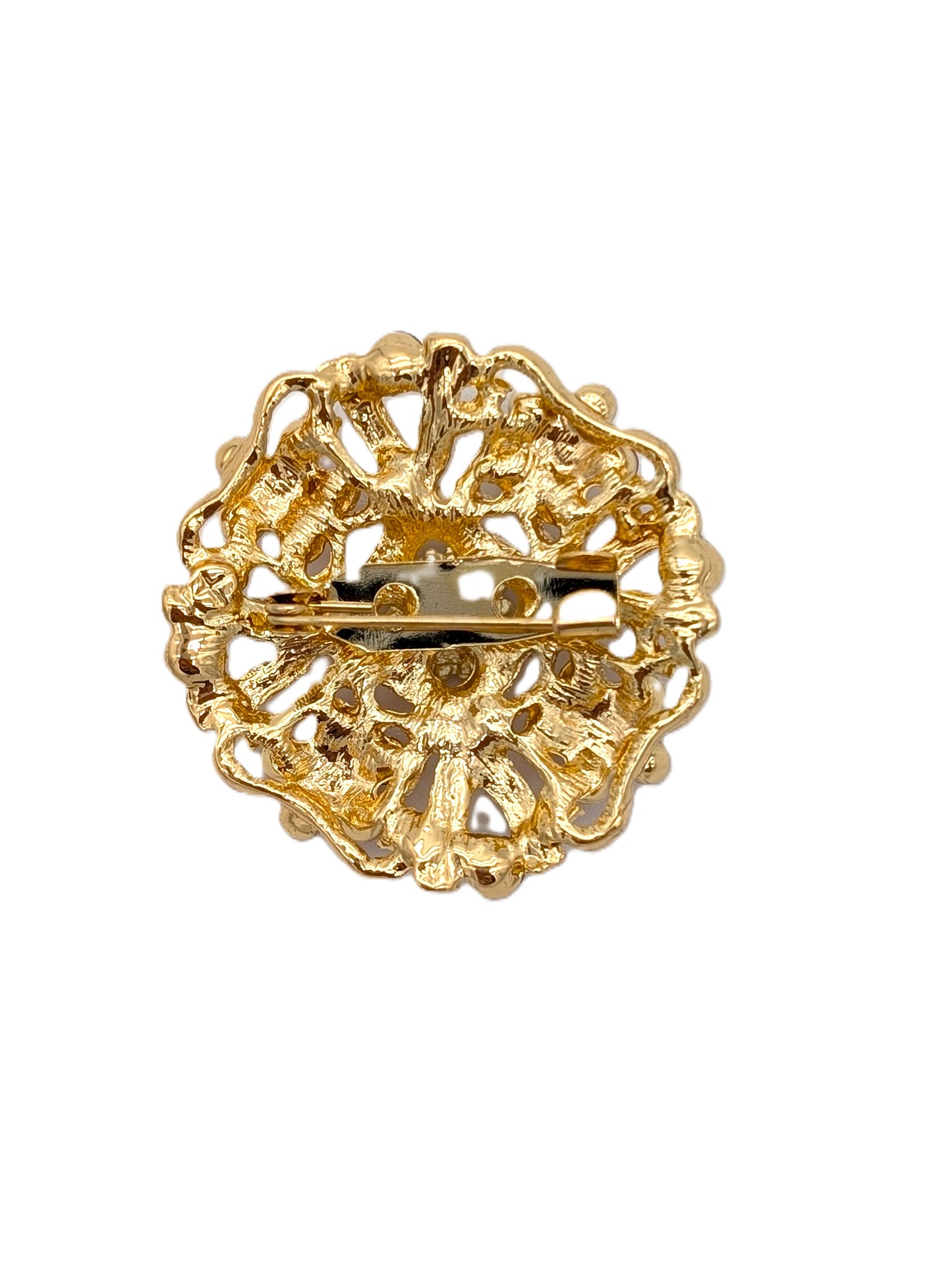 Ruby Filigree Brooch