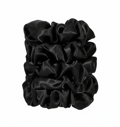 5-Pack Satin Silk Scrunchies for Thick Hair | Damage-Free Hair Ties