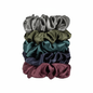 5-Pack Satin Silk Scrunchies for Thick Hair | Damage-Free Hair Ties
