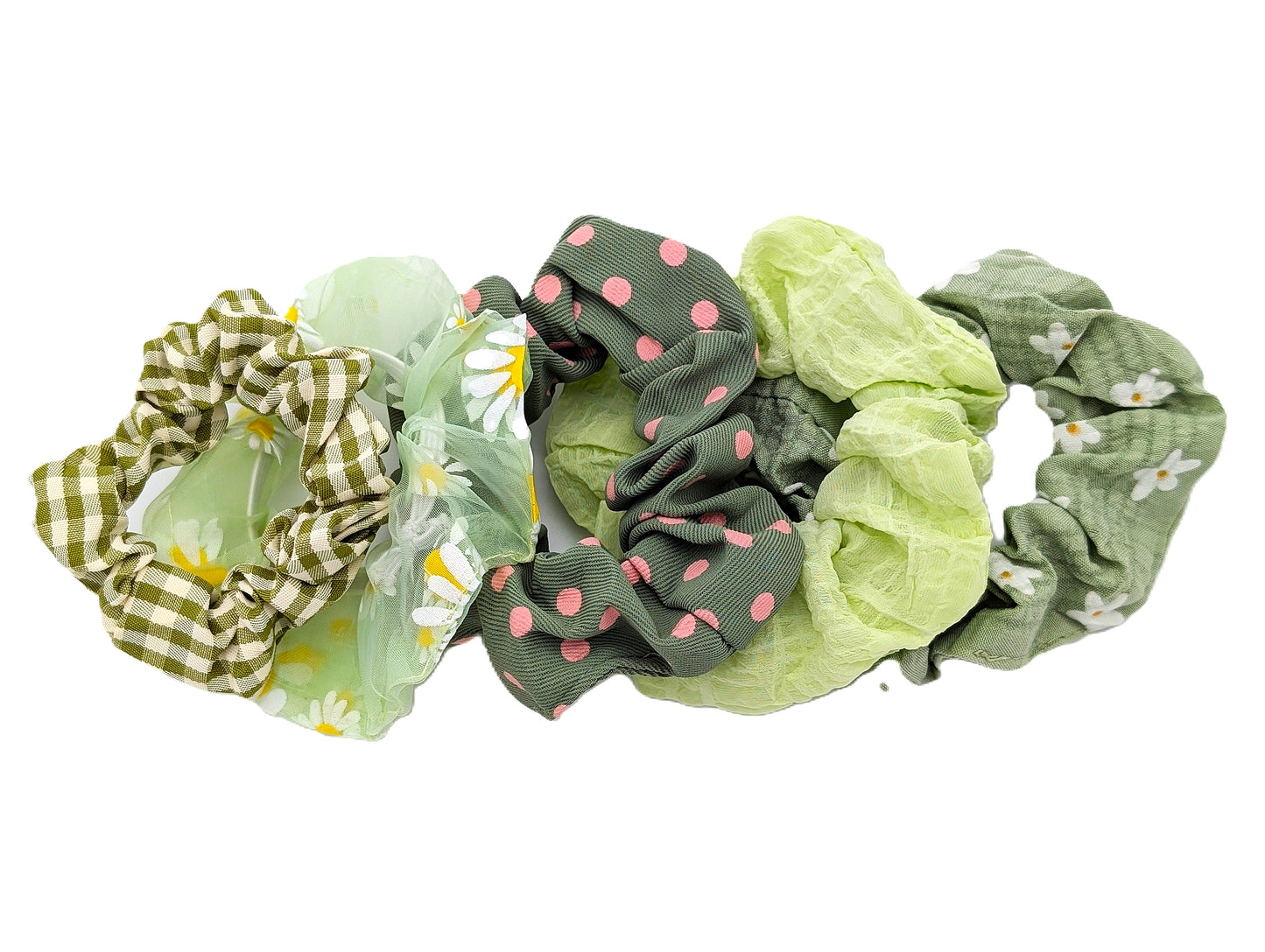 5-Pack Color Assortment Hair Elastics | Strong Non-Slip Ponytail Holders