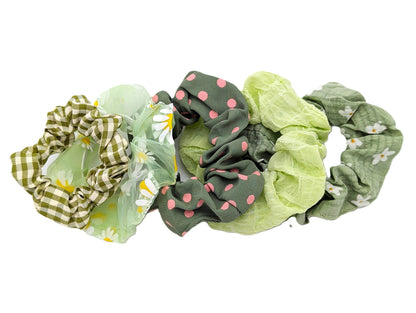 5-Pack Color Assortment Hair Elastics | Strong Non-Slip Ponytail Holders