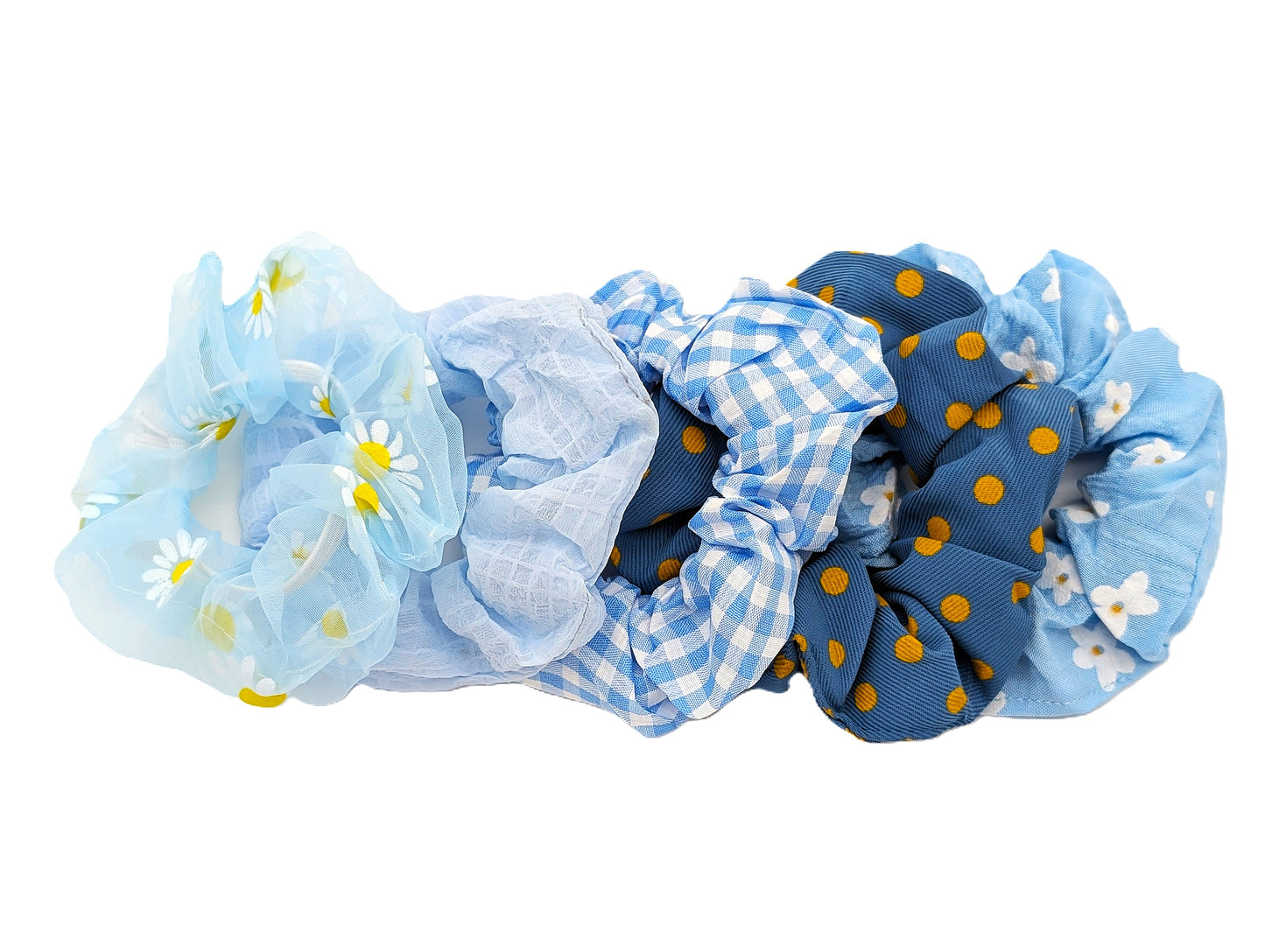 5-Pack Color Assortment Hair Elastics | Strong Non-Slip Ponytail Holders