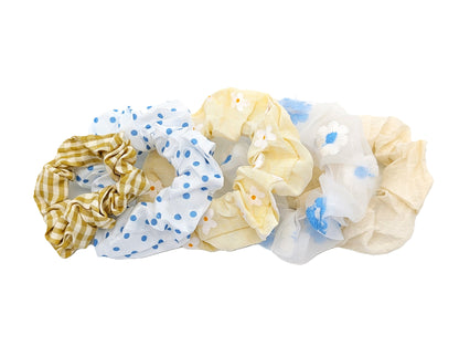 5-Pack Color Assortment Hair Elastics | Strong Non-Slip Ponytail Holders